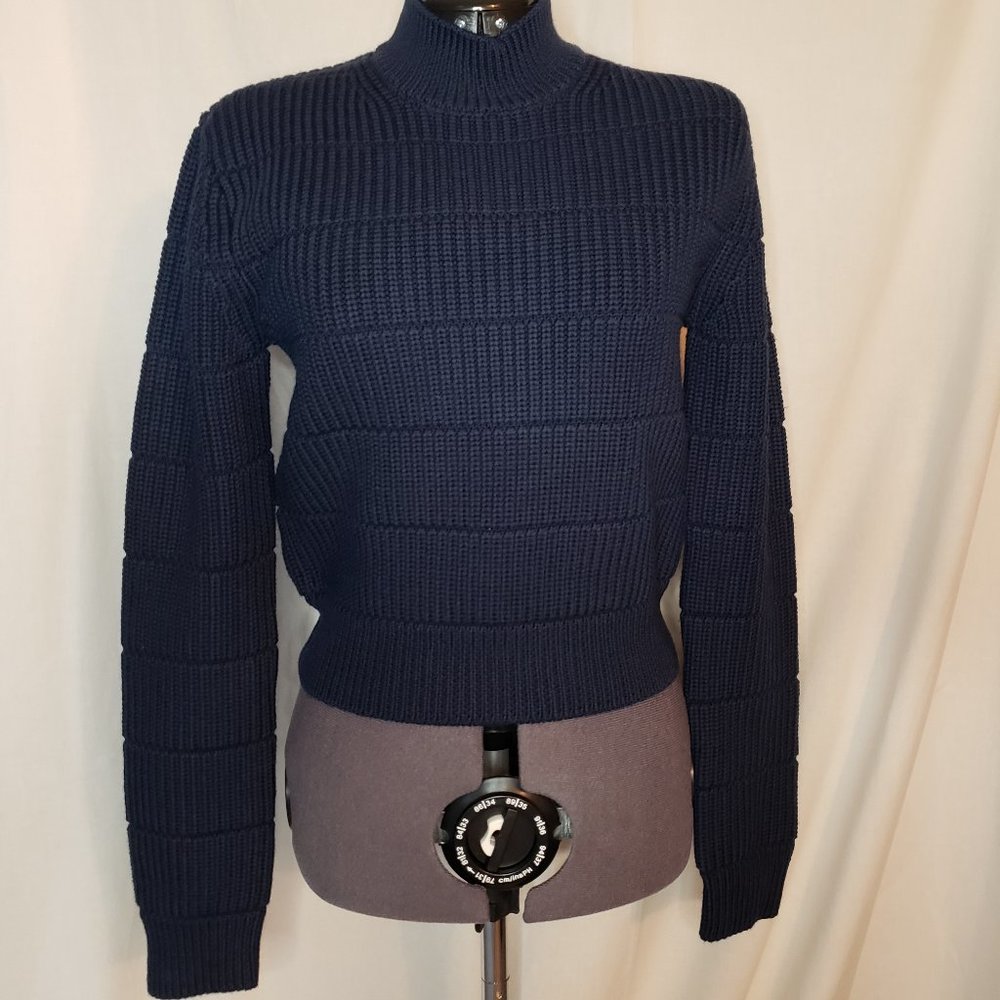 Merino Wool Navy Sweater Size XS/TP